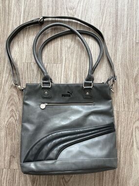 Puma Gray and Black Sport Tote